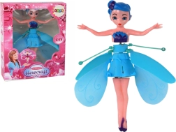 Magisk flyvende fe Blå håndstyret dukke