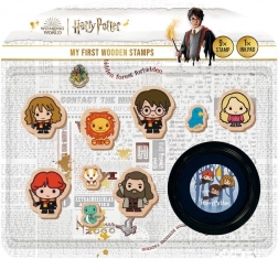 My First Stamps HARRY POTTER wooden set 9+1 with ink pad