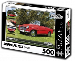 Retro Cars Puzzle Škoda Felicia 1960 – 500 pieces