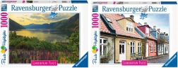 Két kirakó készlet 2 × 1000 darab RAVENSBURGER
