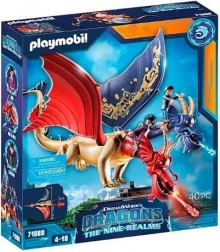 Konstrukcijski set PLAYMOBIL DRAGONS: THE NINE REALMS – Wu & Wei i Jun