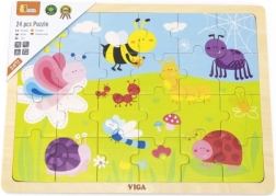 Puzzle in legno VIGA – prato, 24 pezzi