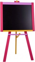 Freestanding board made of beech wood 100 × 56 cm – Pink