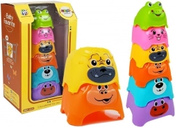 Barvna piramida živalice za dojenčke