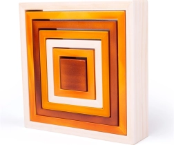 Bigjigs Toys drveni slagalici kvadrati za djecu