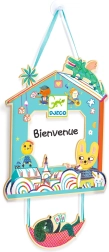 Pancarte de porte DJECO – ouvert