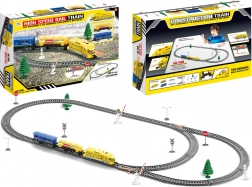 Grande treno elettrico con luci e accessori