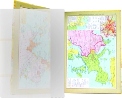 Oxybag polypropylene world atlas cover