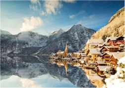 Educa Puzzle Winter in Hallstatt 1500 pieces