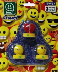 Imoji set žigov 3 kos – emotikoni