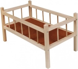 Houten poppenbed