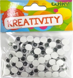 Decoratieve wiebelogen 10 mm