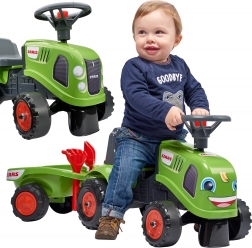 Looptractor BABY CLAAS met aanhanger en accessoires