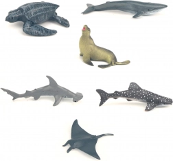 Sea Animals Set in a Box, 6 pcs