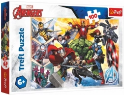 Puslespil 100 brikker Marvel Avengers – Avengers’ styrke
