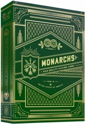Speelkaarten Monarchs groen