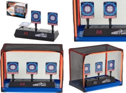 Electronic shooting target with digital score
