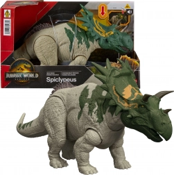 Jurassic World Rebirth Spiclypeus dinoszaurusz figura 30 cm hangokkal