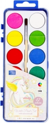 vodové farby jednorožec so štetcom