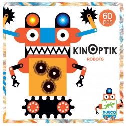 DJECO Puzzle magnétique Kinoptik Robots