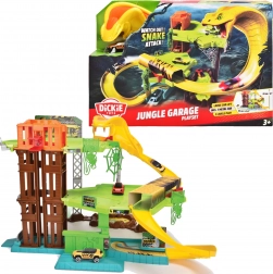 Dickie Toys Snake Attack 3-Level Jungle – Racing Track with Lift Platform and Car