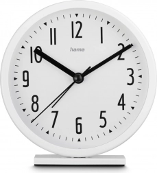 Hama Skye alarm clock, white, 11.3 cm