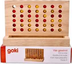Goki wooden game Four in a Row