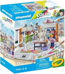 Playmobil Salon dla psów z kolorami Crayola