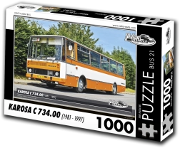 Puzzle Retro Cars Karosa C 734 (1981–1997) – 1000 pieces