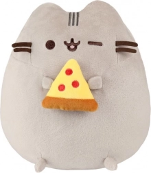 PUSHEEN plush with pizza slice 24 cm