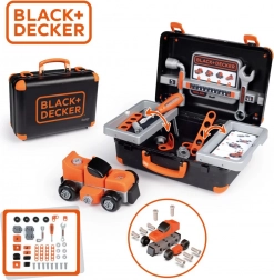 Smoby Black & Decker Tool Box with Tools and Construction Car
