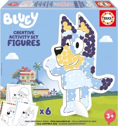 Ustvarjalni komplet s šablonami Bluey