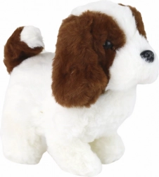 Interactive Walking Puppy – white‑brown puppy