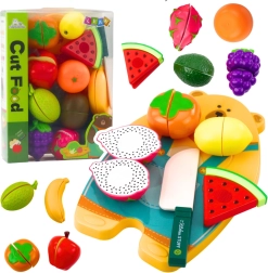Set per bambini per tagliare la frutta con tagliere e coltellino – giocattolo educativo