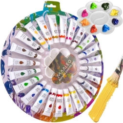 Akrilfestékek 24×12 ml palettával MAALEO