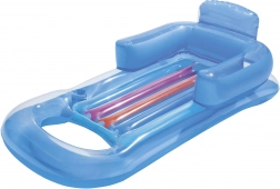 Bestway opblaasbaar ligbed met rugleuning en bekerhouder – Grijs