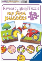 Ravensburger moje první puzzle na statku 9×2 dílky