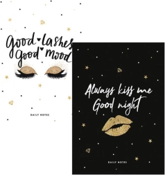 Skicák A5 SHKOLYARYK Kisses, tečkovaná síť, 48 listů