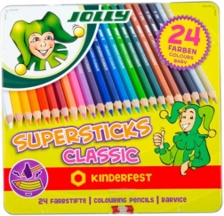 Supersticks 24 szín fém dobozban
