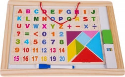 Wooden Double-Sided Board with Accessories