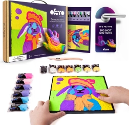 Okto Bunny – canvas painting art set 30 × 30 cm