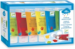 Prstne barve v tubi Djeco