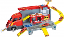 Folding Fire Station – Truck with Effects 46 cm