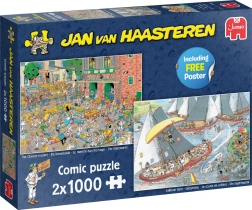 Puslespil JUMBO Jan van Haasteren – Hollandske traditioner 2×1000 brikker