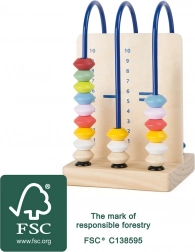 Educational abacus from FSC wood small foot – travel