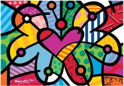 Puzzle Bluebird farfalla a cuore 2000 pezzi