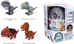 Dinozaur w jajku ze świetlnymi i dźwiękowymi efektami – zestaw konstrukcyjny