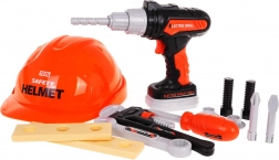 Kids’ Tool Set with Helmet and Interactive Drill