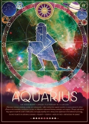 Puzzle Segno Zodiacale Acquario 500 Pezzi
