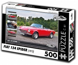 RETRO-AUTA puzzle FIAT 124 SPIDER (1973) – 500 pieces